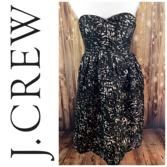 J. Crew Dresses & Skirts - J. Crew Silk Strapless Formal Dress- Size 4